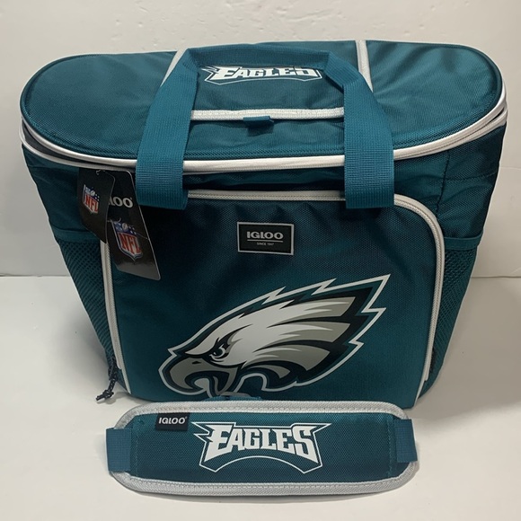 Philadelphia Eagles NFL Tailgate Tote Igloo Cooler Bag 28-Can Capacity New - Picture 2 of 10